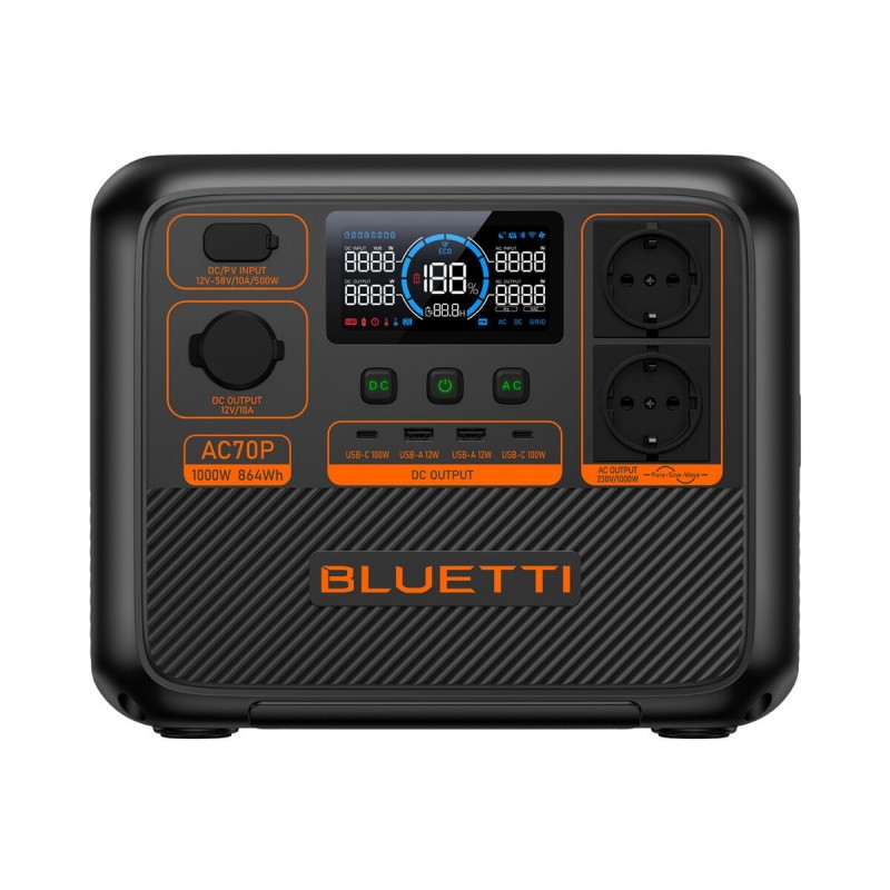 Stazione elettrica portatile Bluetti P-AC70P-EU-GY-BL-010