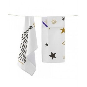 Panno da Cucina HappyFriday Xmas Gold Multicolore 70 x 50 cm (2 Unità)