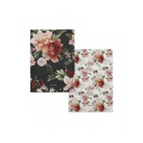 Panno da Cucina HappyFriday Autumn floral Multicolore 70 x 50 cm (2 Unità)