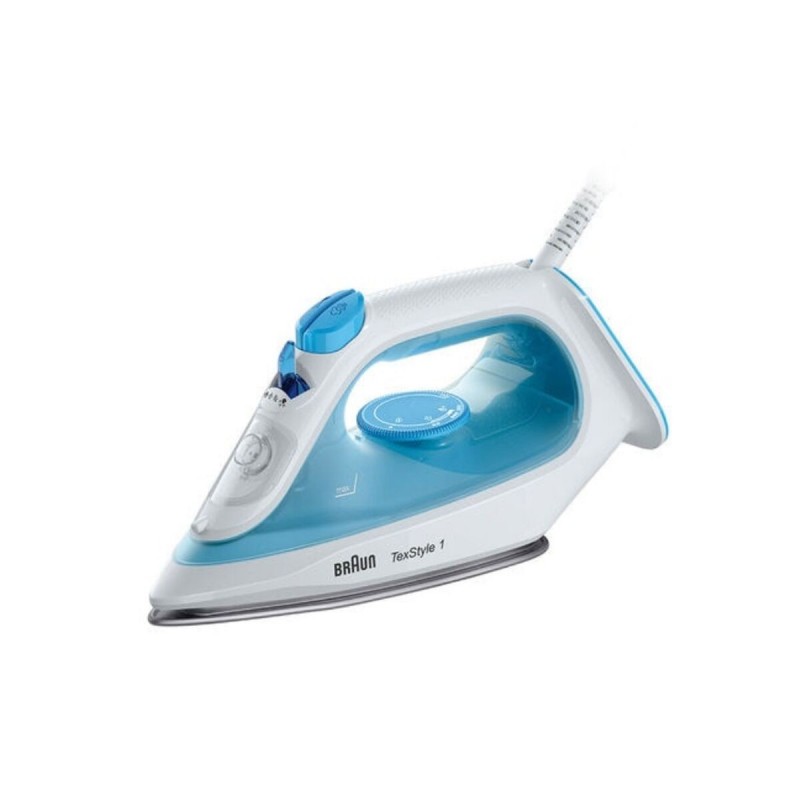 Ferro da Stiro a Vapore secco da viaggio Braun TexStyle 1 Bianco 2000 W