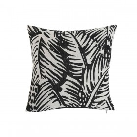 Cuscino Home ESPRIT Bianco Nero Stampato 45 x 15 x 45 cm