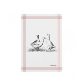 Panno da Cucina HappyFriday Cua Cua Multicolore 70 x 50 cm (2 Unità)