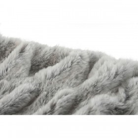 Coperta Home ESPRIT Grigio 130 x 170 x 2 cm