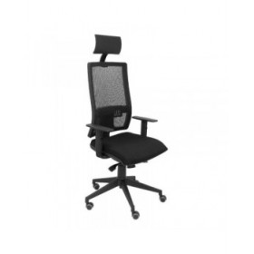 Sedia Ufficio con Poggiatesta Horna Bali Piqueras y Crespo LI840TK Nero
