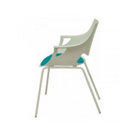 Sedia per Reception Saceruela Piqueras y Crespo 1 Azzurro Bianco