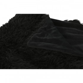 Coperta Home ESPRIT Nero 130 x 170 cm