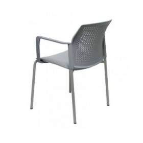 Sedia per Reception Sege Piqueras y Crespo 4349PTGI40 Grigio