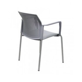 Sedia per Reception Sege Piqueras y Crespo 4349PTGI40 Grigio