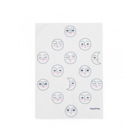 Panno da Cucina HappyFriday Moon Multicolore 70 x 50 cm (2 Unità)