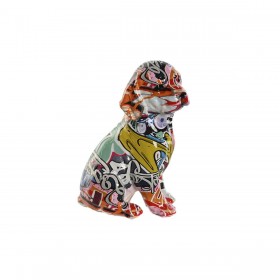 Statua Decorativa Home ESPRIT Multicolore Cane 13,5 x 9,5 x 19,5 cm
