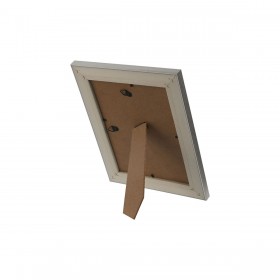 Cornice Portafoto Home ESPRIT Argentato Cristallo polistirene Romantico 20,5 x 1,5 x 25,5 cm