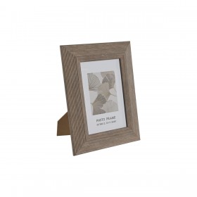 Cornice Portafoto Home ESPRIT Naturale Cristallo polistirene 19 x 1,8 x 24 cm