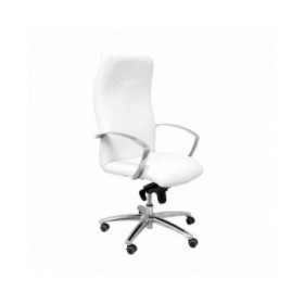 Poltrona da Ufficio Caudete similpiel Piqueras y Crespo 5DBSPBL Bianco