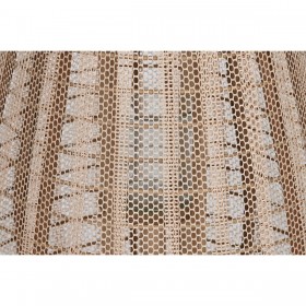 Portacandele Home ESPRIT Marrone Naturale Legno Cristallo 40 x 40 x 70 cm