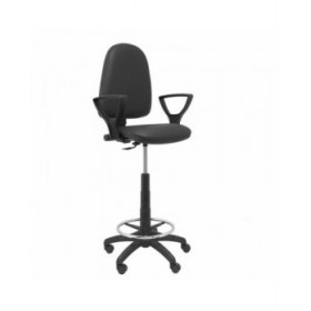 Sgabello Ayna Piqueras y Crespo NEBGOLF Nero PVC