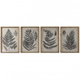 Quadro Home ESPRIT Felce Cottage 50 x 2,5 x 70 cm (4 Unità)