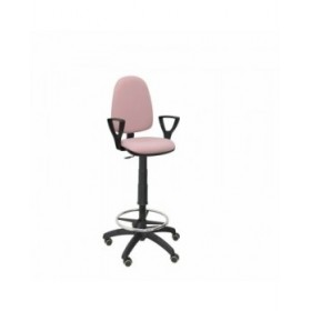 Sgabello Ayna bali Piqueras y Crespo T04CP Rosa Rosa chiaro PVC
