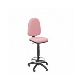 Sgabello Ayna bali Piqueras y Crespo T04CP Rosa Rosa chiaro PVC