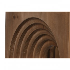 Tavolino da Caffè Home ESPRIT Cristallo Legno di abete 99 x 99 x 46 cm