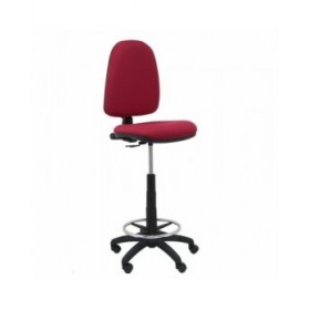 Sgabello Ayna bali Piqueras y Crespo T04CP Rosso Rosso Granato PVC
