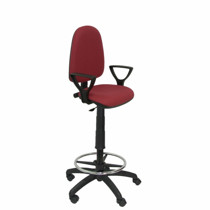 Sgabello Ayna bali Piqueras y Crespo T04CP Rosso Rosso Granato PVC