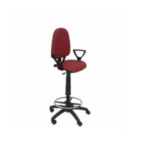 Sgabello Ayna bali Piqueras y Crespo T04CP Rosso Rosso Granato PVC