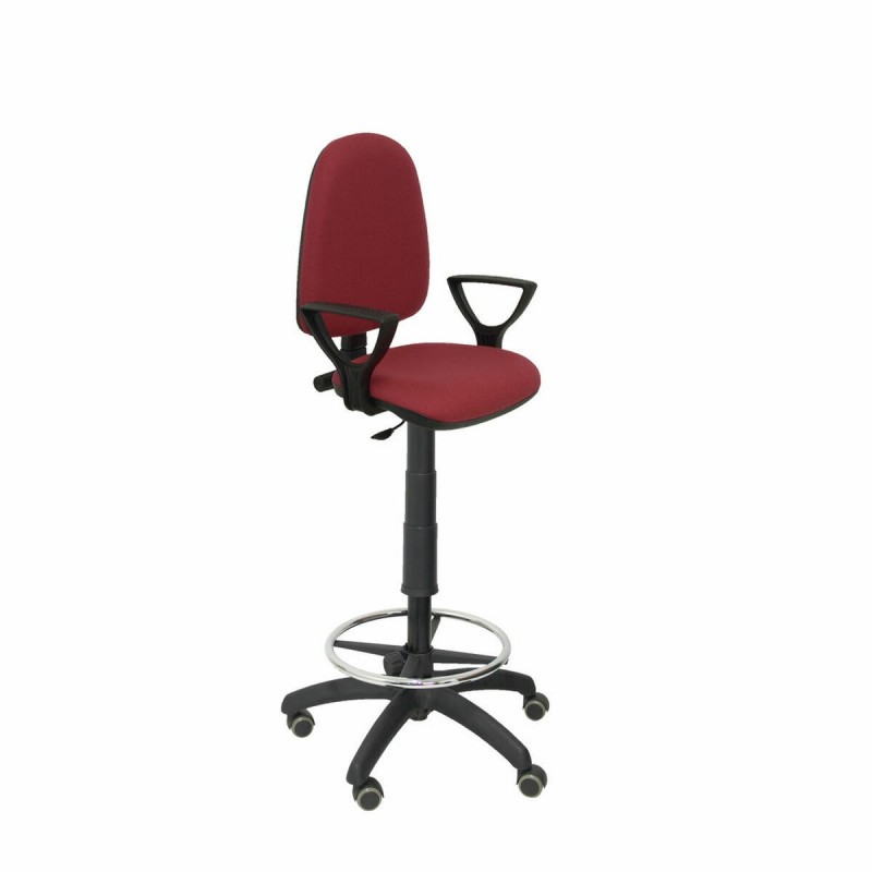 Sgabello Ayna bali Piqueras y Crespo T04CP Rosso Rosso Granato PVC