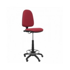 Sgabello Ayna bali Piqueras y Crespo T04CP Rosso Rosso Granato PVC