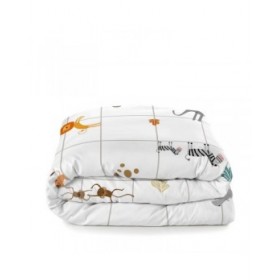 Set di copripiumino HappyFriday Mini savanna Multicolore Singolo 2 Pezzi