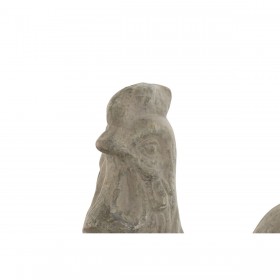 Statua Decorativa Home ESPRIT Grigio Gallina Finitura invecchiata 25 x 16 x 32 cm