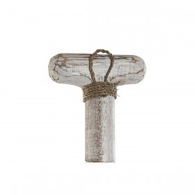 Decorazione da Parete Home ESPRIT Azzurro Bianco Canottaggio Mediterraneo 17 x 4 x 100 cm (2 Unità)