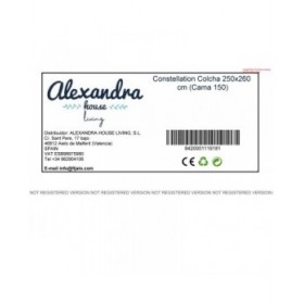 Trapunta HappyFriday Blanc Constellation Multicolore 250 x 260 cm