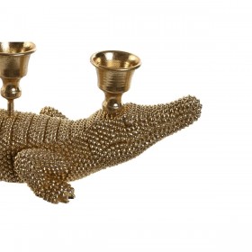 Statua Decorativa Home ESPRIT Dorato Candelabro 42,5 x 12,5 x 11,5 cm