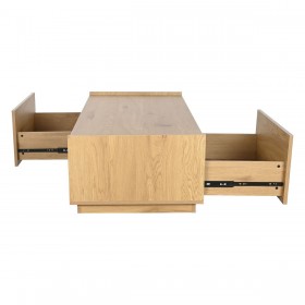 Tavolino da Caffè Home ESPRIT legno di rovere Legno MDF 120 x 60 x 35 cm
