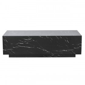 Tavolino da Caffè Home ESPRIT Nero Legno MDF 120 x 60 x 35 cm