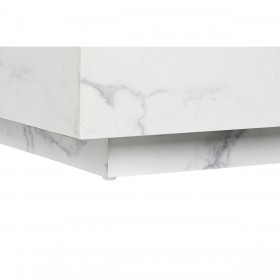 Tavolino da Caffè Home ESPRIT Bianco Legno MDF 90 x 90 x 35 cm