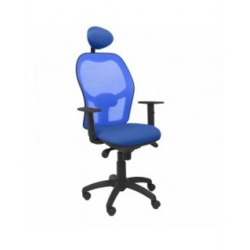 Sedia Ufficio con Poggiatesta Jorquera  Piqueras y Crespo ALI229C Azzurro