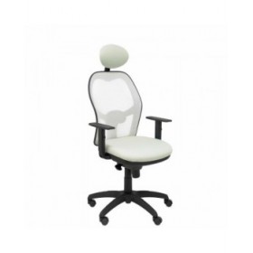 Sedia Ufficio con Poggiatesta Jorquera Piqueras y Crespo BALI40C Grigio Grigio chiaro