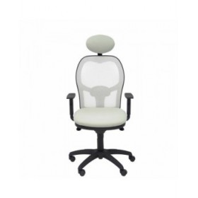 Sedia Ufficio con Poggiatesta Jorquera Piqueras y Crespo BALI40C Grigio Grigio chiaro
