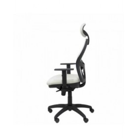 Sedia Ufficio con Poggiatesta Jorquera Piqueras y Crespo BALI40C Grigio Grigio chiaro