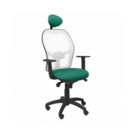 Sedia Ufficio con Poggiatesta Jorquera Piqueras y Crespo ALI456C Verde Smeraldo