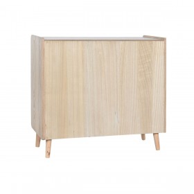 Cassettiera Home ESPRIT Naturale Legno di paulownia 80 x 35 x 77 cm