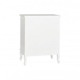 Cassettiera Home ESPRIT Bianco Beige Legno Legno MDF Romantico 80 x 42 x 105 cm