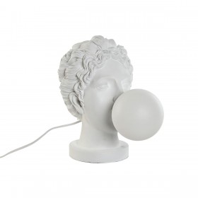 Lampada da tavolo Home ESPRIT Bianco Resina Plastica 220 V 20 x 36 x 31 cm