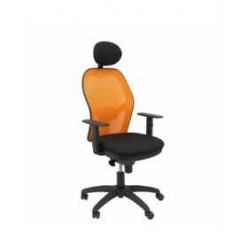 Sedia Ufficio con Poggiatesta Jorquera Piqueras y Crespo ALI840C Nero