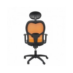 Sedia Ufficio con Poggiatesta Jorquera Piqueras y Crespo ALI840C Nero