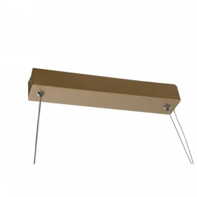 Lampadario Home ESPRIT Bianco Dorato Silicone Alluminio 55 W 120 x 10 x 30 cm