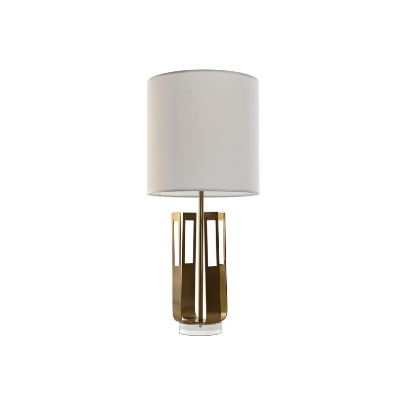 Lampada da tavolo Home ESPRIT Bianco Dorato Ferro 50 W 220 V 35 x 35 x 78 cm