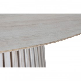 Tavolo da Pranzo Home ESPRIT Bianco legno di mindi 150 x 150 x 75 cm