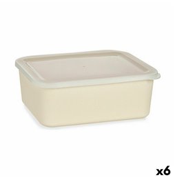 Tavolino Aggiuntivo Home ESPRIT Bianco legno di mindi 40 x 40 x 60 cm